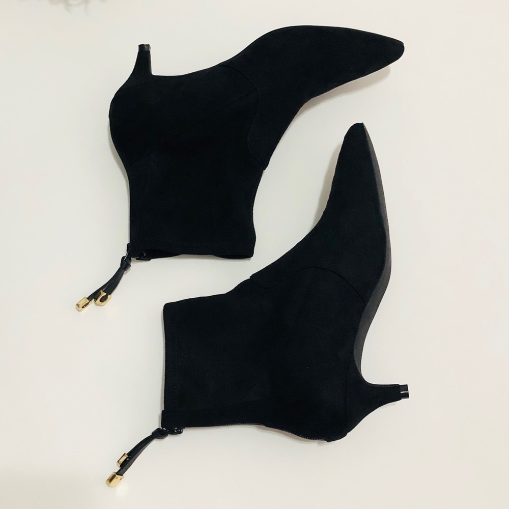 Cole Haan Harlow Stretch Booties - Black